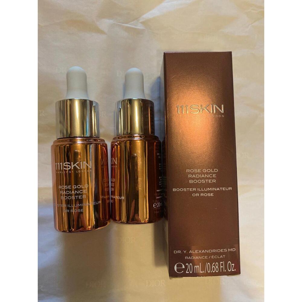 111skin 3 PC lot rose gold radiance booster 20ml full size